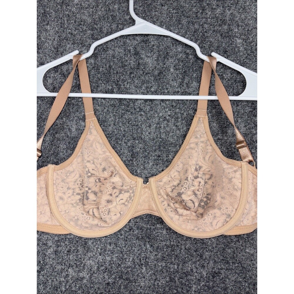 Wacoal 65149 Halo Lace Underwire Bra 34D Sand - Picture 6 of 7